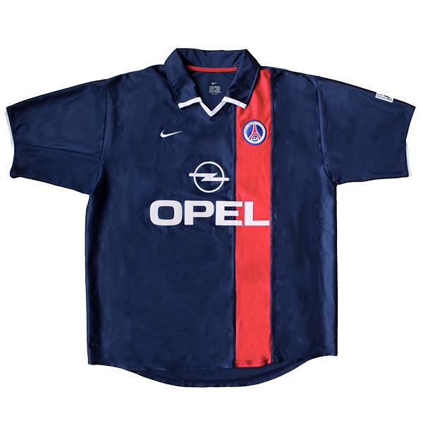 Paris saint germain home retro vintage soccer jersey match men's first sportswear football shirt 2001-2002